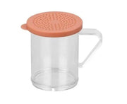CAC China PDRG-10R-20 10 oz Red Polycarbonate Dredge with 2 mm Lid Product Image
