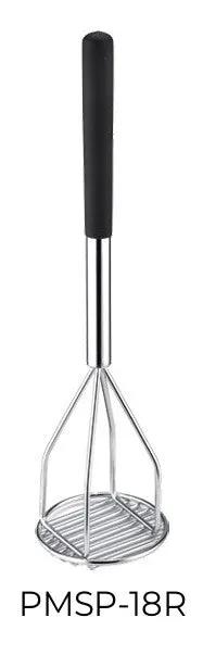 CAC China PMSP-18R Potato Masher w/ Plastic Hdl Round 4-1/2x18"H Case Pack of 6/12 by CAC China (cac-china-pmsp-18r-potato-masher-w-plastic-hdl-round-4-1-2x18h-case-pack-of-6-12)