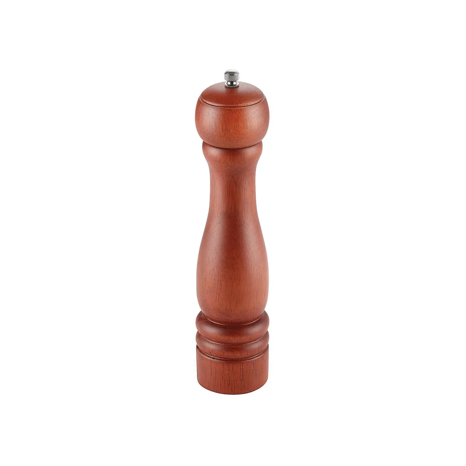 CAC China PMW1-10BN Pepper Mill Wooden Brown 10"H Case Pack of 1/24 by CAC China (cac-china-pmw1-10bn-pepper-mill-wooden-brown-10h-case-pack-of-1-24)