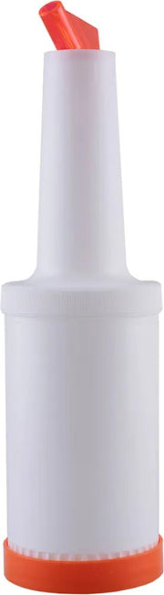 CAC China PRBT-1OR 1 Qt Orange Pour Bottle with Spout & Lid Product Image