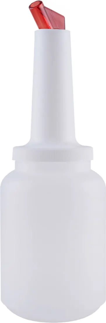 CAC China PRBT-2RD 2 Qt Red Pour Bottle with Spout & Lid Product Image