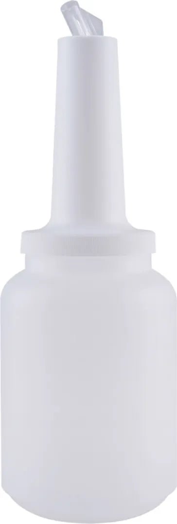 CAC China PRBT-2WT 2 Qt White Pour Bottle with Spout & Lid Product Image