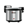 CAC China RCWM-100H RiceAce 100-Cup Electric Rice Warmer with Hinged Lid, Silver Stainless Steel