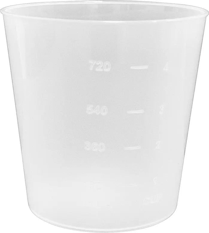 CAC China RICK-MC4 24 oz / 720 mL Clear Rice Measuring Cup Product Image