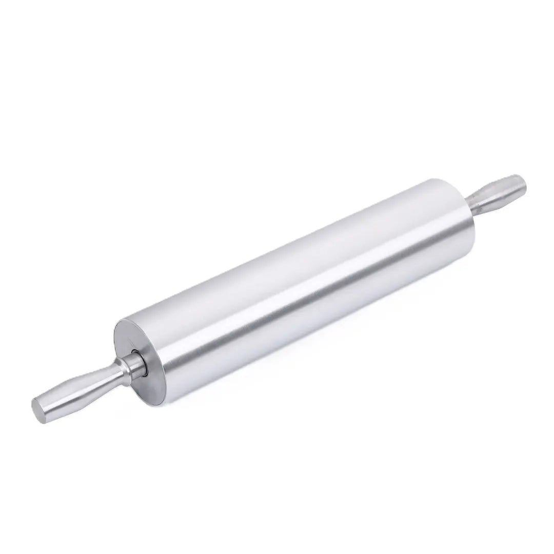 CAC China RPAH-018 18" Aluminum Rolling Pin with Handles Product Image