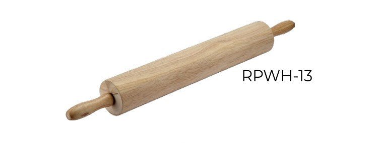 CAC China RPWH-13 Rolling Pin Wooden W/ Hdl 13" Case Pack of 12 by CAC China (cac-china-rpwh-13-rolling-pin-wooden-w-hdl-13-case-pack-of-12)