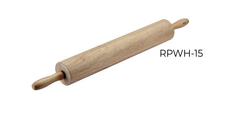 CAC China RPWH-15 Rolling Pin Wooden W/ Hdl 15" Case Pack of 12 by CAC China (cac-china-rpwh-15-rolling-pin-wooden-w-hdl-15-case-pack-of-12)