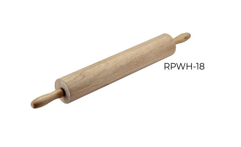 CAC China RPWH-18 Rolling Pin Wooden W/ Hdl 18" Case Pack of 12 by CAC China (cac-china-rpwh-18-rolling-pin-wooden-w-hdl-18-case-pack-of-12)