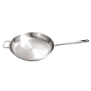 CAC China S1FP-12H 12 5/8" Stainless Fry Pan with Helper Handle Product Image