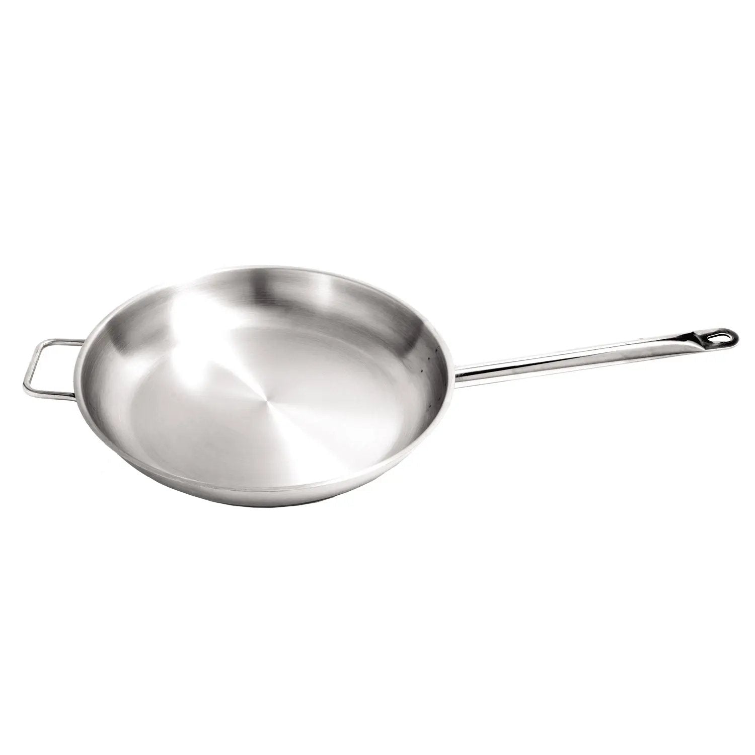 CAC China S1FP-14H Fry Pan SS W/ Helper Hdl 14" Case Pack of 6 by CAC China (cac-china-s1fp-14h-fry-pan-ss-w-helper-hdl-14-case-pack-of-6)