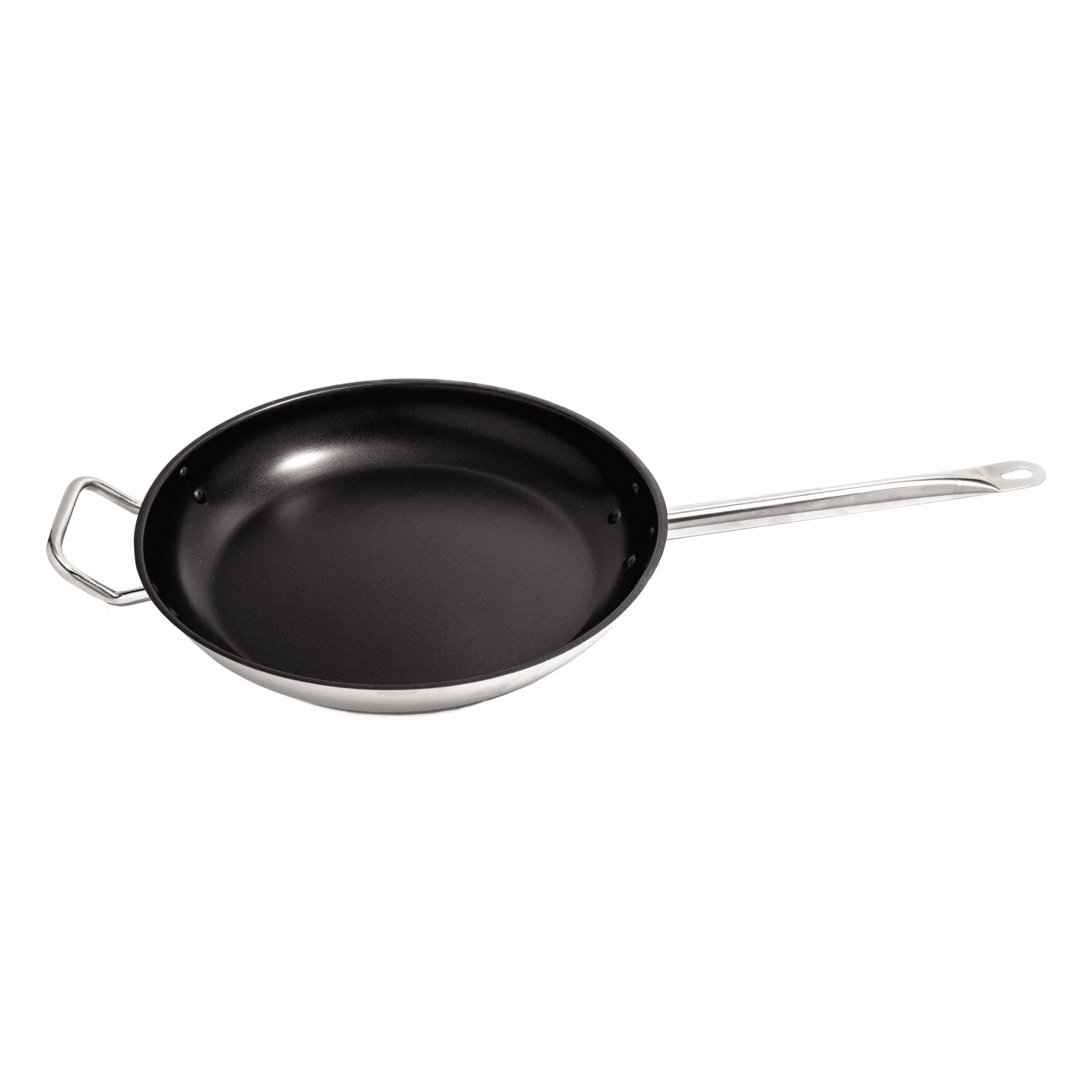 CAC China S2FP-12HN Fry Pan SS Non-Stick W/ Help. Hdl 12" Case Pack of 6 by CAC China (cac-china-s2fp-12hn-fry-pan-ss-non-stick-w-help-hdl-12-case-pack-of-6)