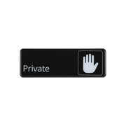 CAC China SCE3-PV03 9" x 3" English Private Sign Product Image