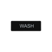 CAC China SCE3-WS07 9" x 3" English Wash Station Sign Product Image