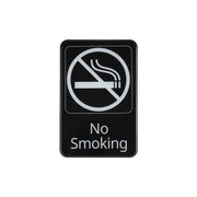 CAC China SCE9-NM01 6" x 9" English No Smoking Sign Product Image