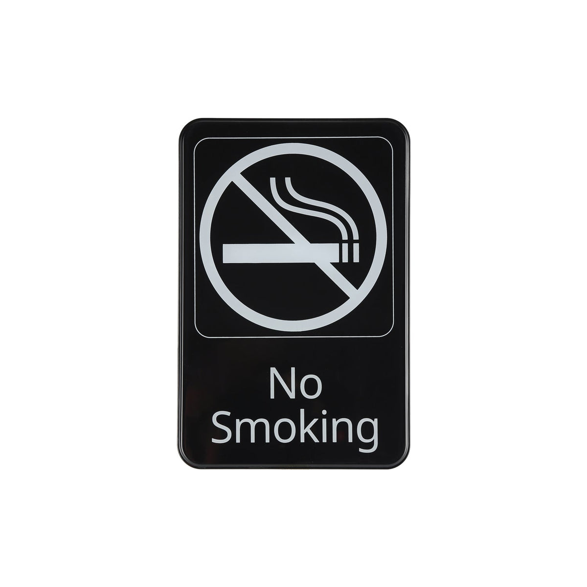 CAC China SCE9-NM01 6" x 9" English No Smoking Sign Product Image