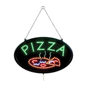 CAC China SLED-PZ03 Oval LED Pizza Sign with 3 Modes Product Image