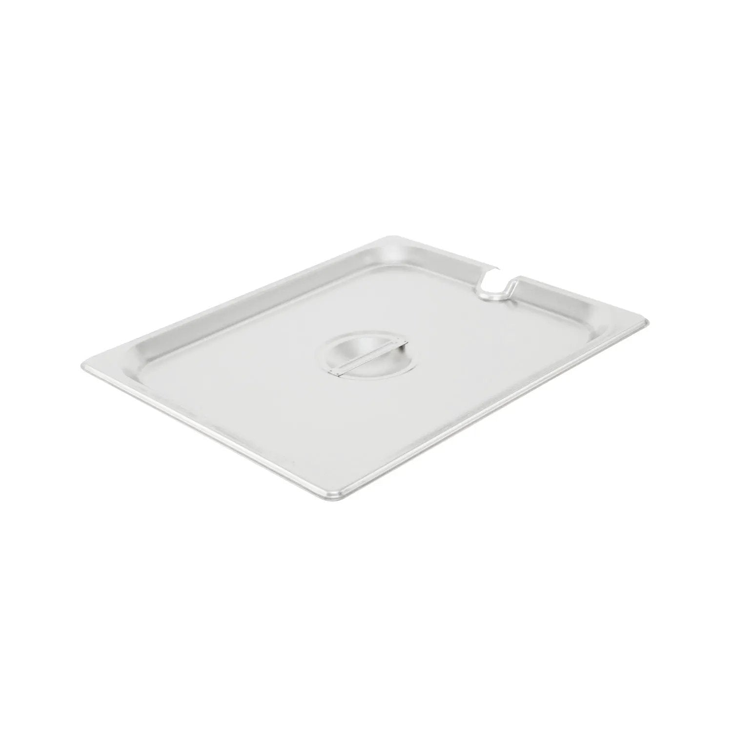 CAC China SPCN-H Cover SS Steam Pan Notched 1/2 Case Pack of 12/48 by CAC China (cac-china-spcn-h-cover-ss-steam-pan-notched-1-2-case-pack-of-12-48)