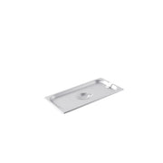 CAC China SPCN-T Cover SS Steam Pan Notched 1/3 Case Pack of 12/72 by CAC China (cac-china-spcn-t-cover-ss-steam-pan-notched-1-3-case-pack-of-12-72)
