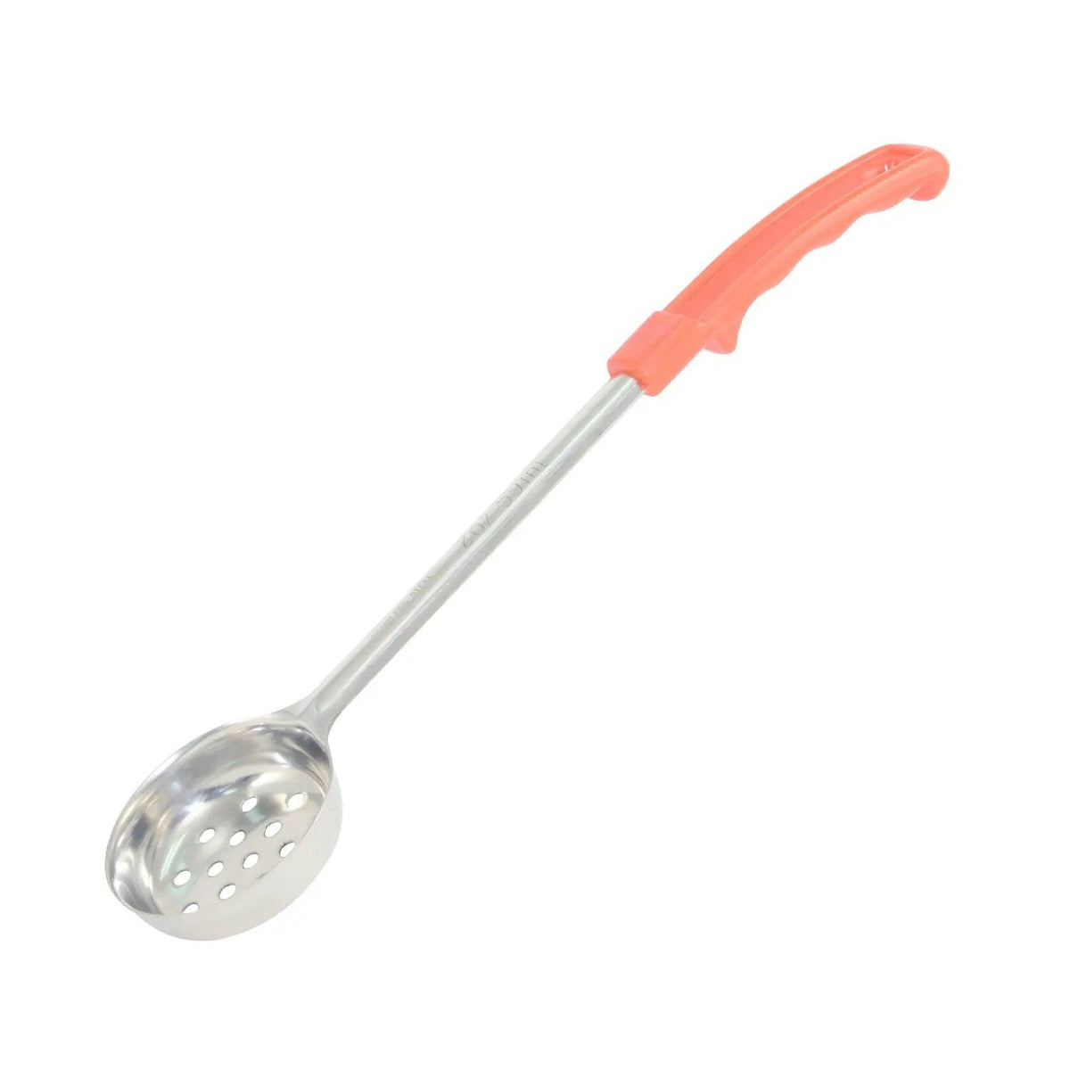 CAC China SPCP-2RD Portion Spoon SS Perf. W/ Red Hdl 2oz Case Pack of 12/72 by CAC China (cac-china-spcp-2rd-portion-spoon-ss-perf-w-red-hdl-2oz-case-pack-of-12-72)