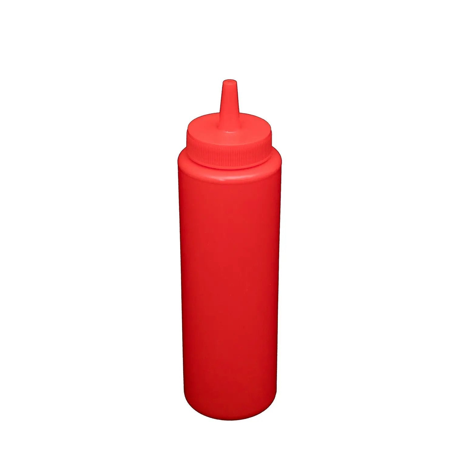 CAC China SQBT-8R Squeeze Bottle Red 8oz Case Pack of 12 by CAC China (cac-china-sqbt-8r-squeeze-bottle-red-8oz-case-pack-of-12)