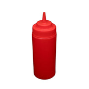 CAC China SQBT-W-16R Squeeze Bottle Wide-Mouth Red 16oz Case Pack of 8 by CAC China (cac-china-sqbt-w-16r-squeeze-bottle-wide-mouth-red-16oz-case-pack-of-8)