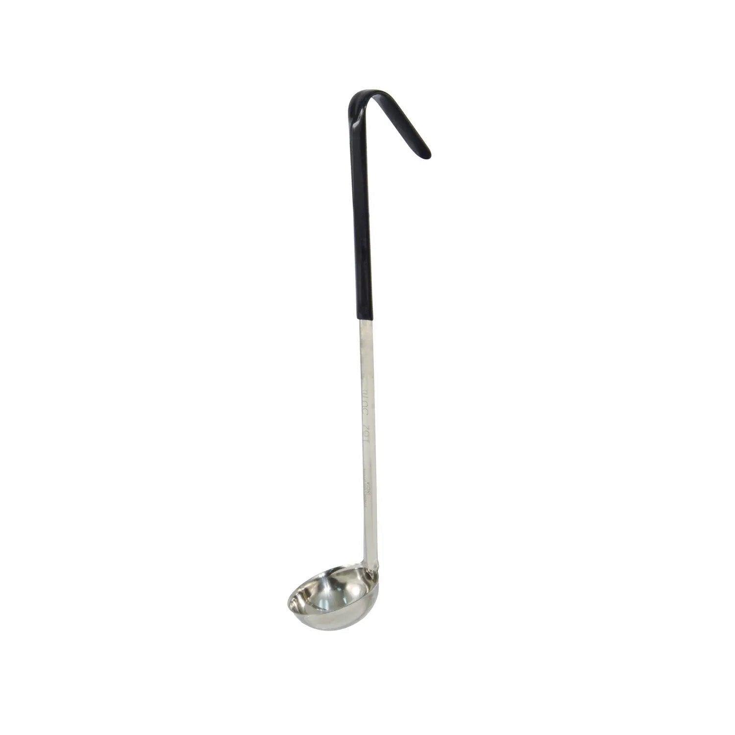 CAC China SSLD-10BK Ladle SS One-Piece W/ Black Hdl 1oz Case Pack of 12/120 by CAC China (cac-china-ssld-10bk-ladle-ss-one-piece-w-black-hdl-1oz-case-pack-of-12-120)