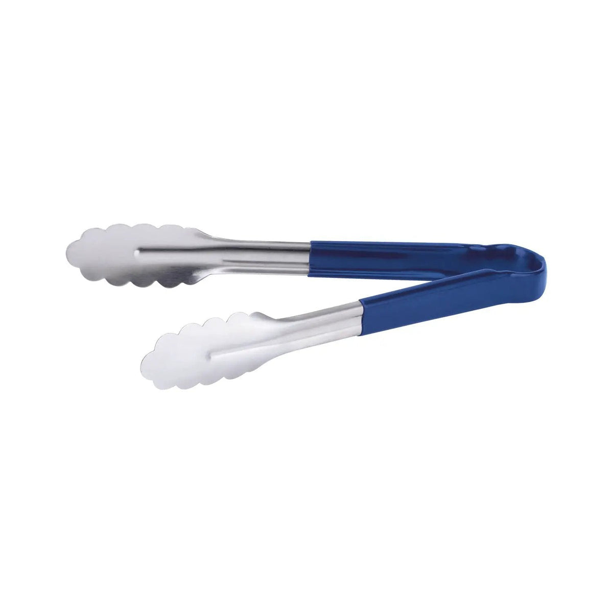 CAC China STCH-10BL Tong SS W/ Blue Hdl 10" Case Pack of 12/72 by CAC China (cac-china-stch-10bl-tong-ss-w-blue-hdl-10-case-pack-of-12-72)