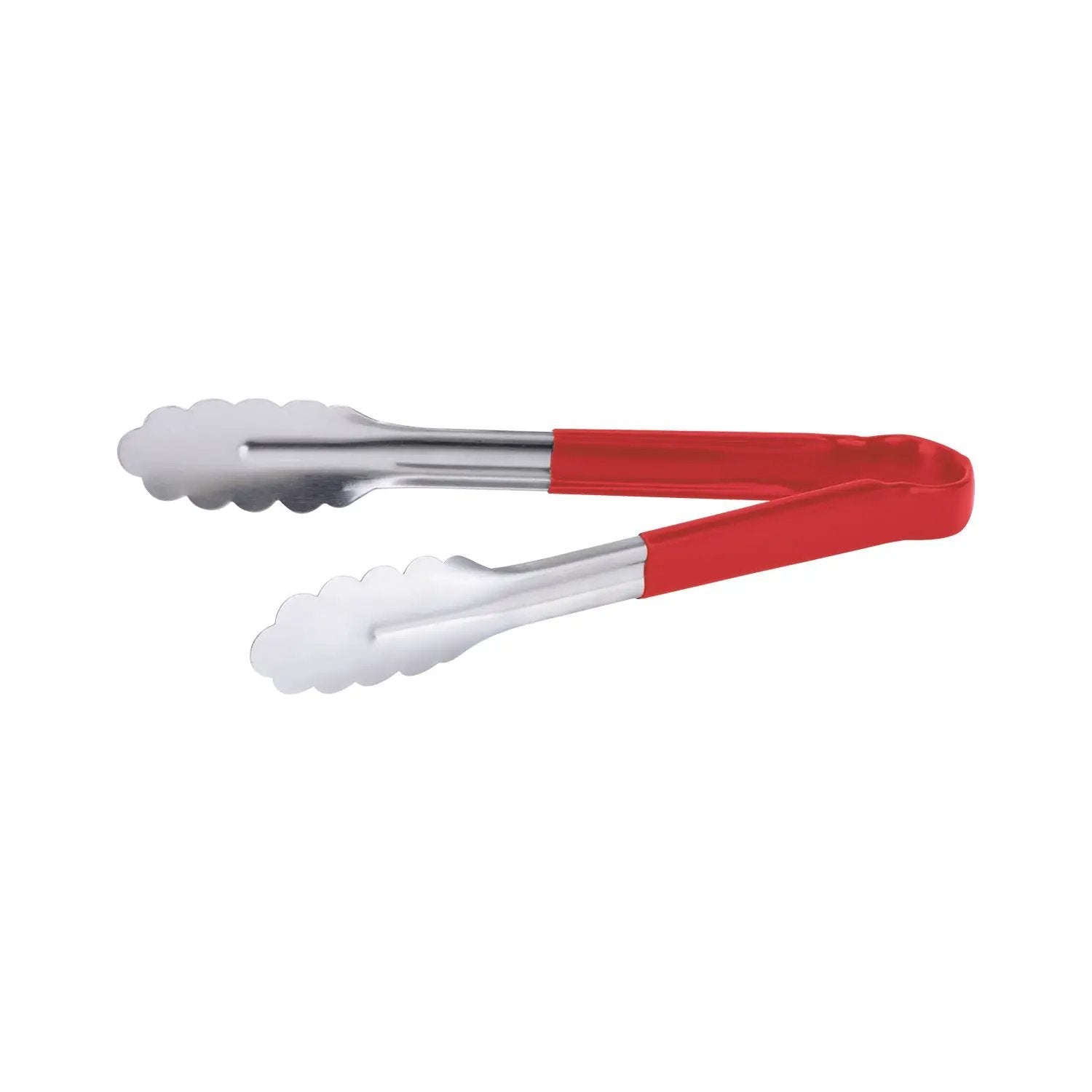 CAC China STCH-10RD Tong SS W/ Red Hdl 10" Case Pack of 12/72 by CAC China (cac-china-stch-10rd-tong-ss-w-red-hdl-10-case-pack-of-12-72)