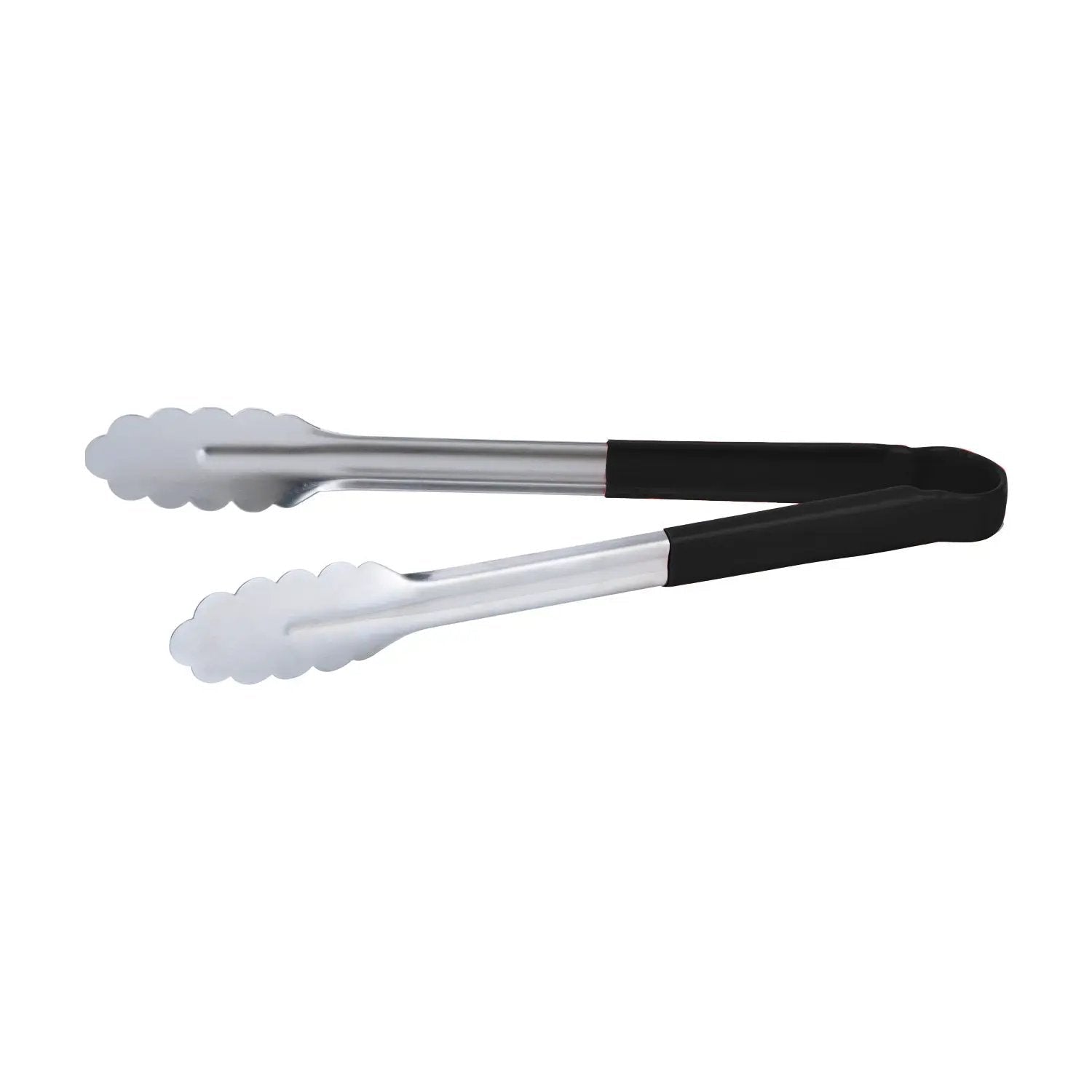 CAC China STCH-12BK Tong SS W/ Black Hdl 12" Case Pack of 12/72 by CAC China (cac-china-stch-12bk-tong-ss-w-black-hdl-12-case-pack-of-12-72)