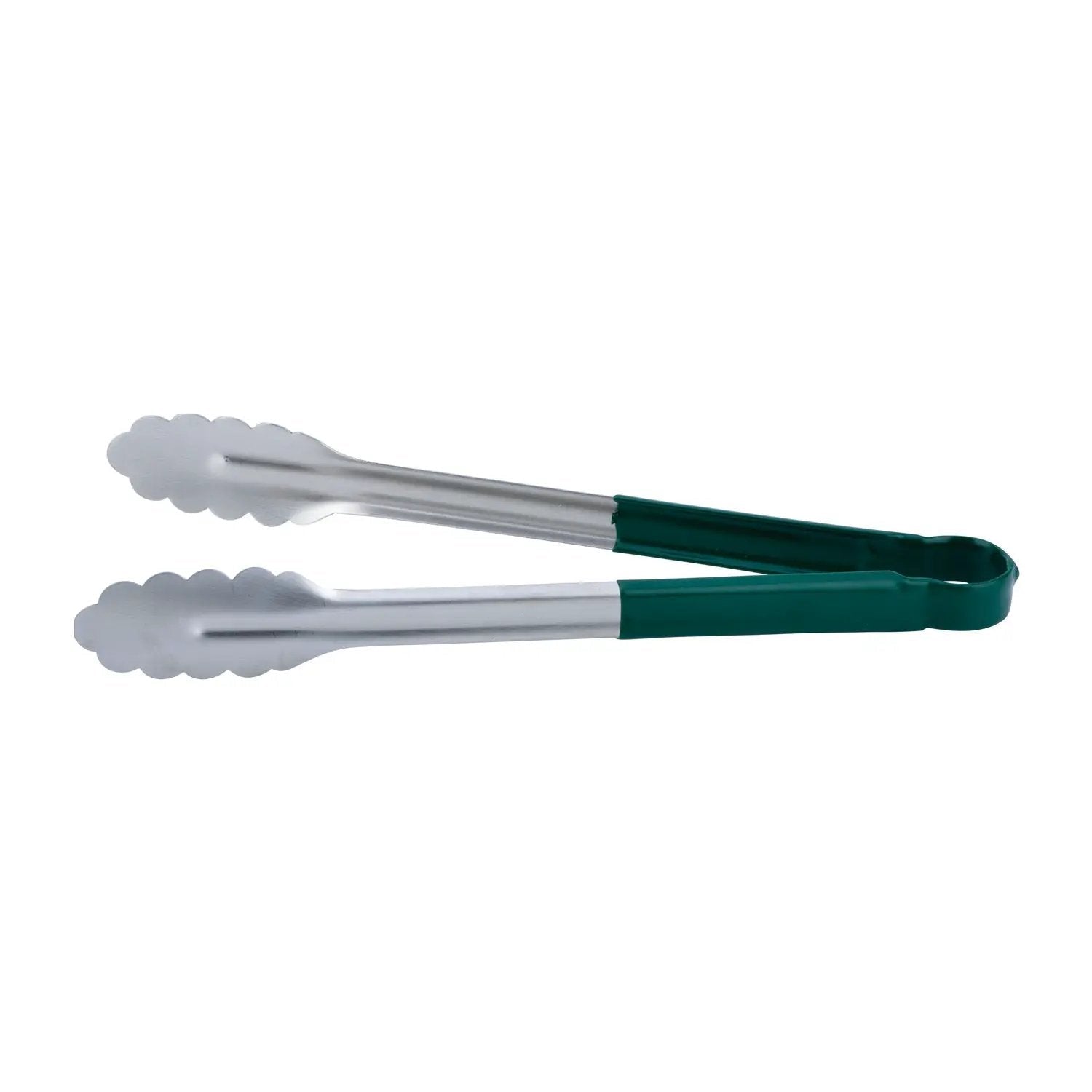 CAC China STCH-12GN Tong SS W/ Green Hdl 12" Case Pack of 12/72 by CAC China (cac-china-stch-12gn-tong-ss-w-green-hdl-12-case-pack-of-12-72)