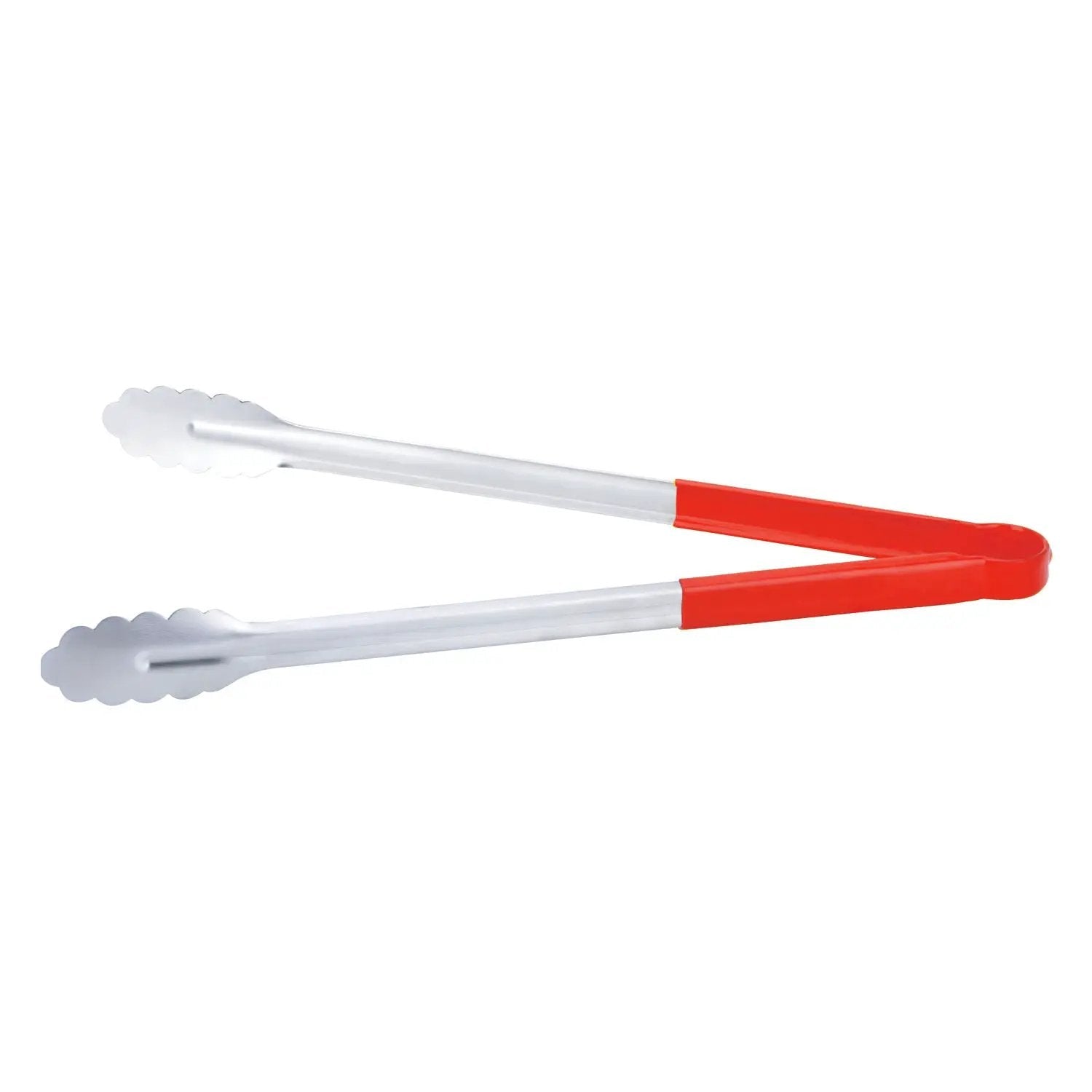 CAC China STCH-16RD Tong SS W/ Red Hdl 16" Case Pack of 12/72 by CAC China (cac-china-stch-16rd-tong-ss-w-red-hdl-16-case-pack-of-12-72)