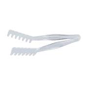 CAC China STKU-11C 11" Clear Plastic Spaghetti Tongs Product Image