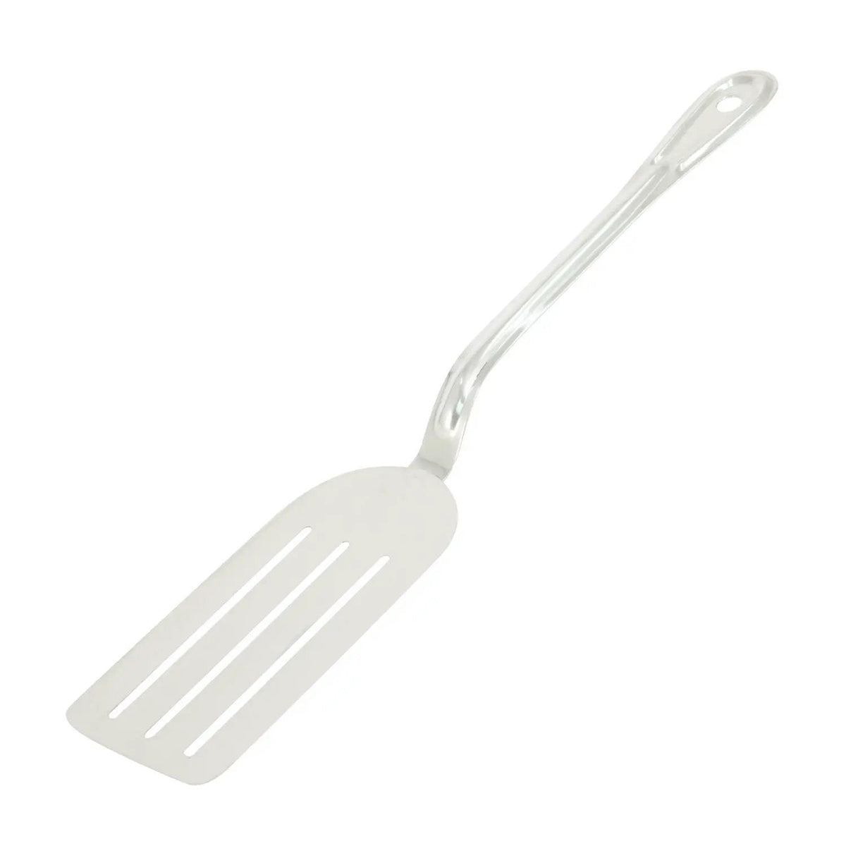 CAC China STNR-14L 14" Stainless Steel Slotted Turner Product Image