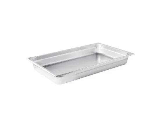 CAC China STPF-23-2 Full Size 2-1/2" 23-Gauge Anti-Jam Steam Pan Product Image