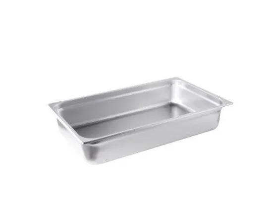 CAC China STPF-23-4 Full Size 4" 23-Gauge Anti-Jam Steam Pan Product Image