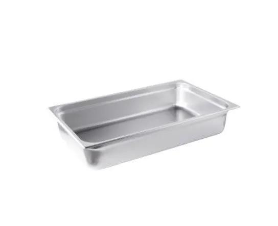 CAC China STPF-24-4 Full Size 4" 24-Gauge Anti-Jam Steam Pan Product Image