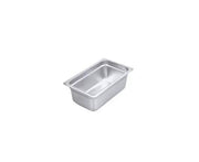 CAC China STPQ-22-4 1/4 Size 4" 22-Gauge Anti-Jam Steam Pan Product Image
