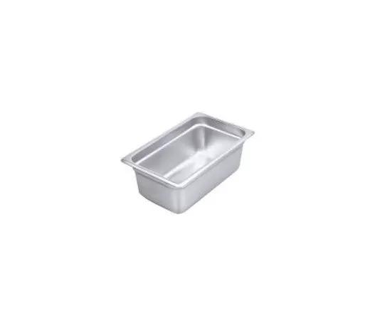 CAC China STPQ-22-4 1/4 Size 4" 22-Gauge Anti-Jam Steam Pan Product Image

