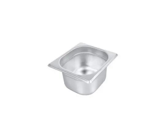 CAC China STPS-25-4 Steam Pan SS 1/6 25Ga. Ati.Jm 4" Case Pack of 12/48 by CAC China (cac-china-stps-25-4-steam-pan-ss-1-6-25ga-ati-jm-4-case-pack-of-12-48)