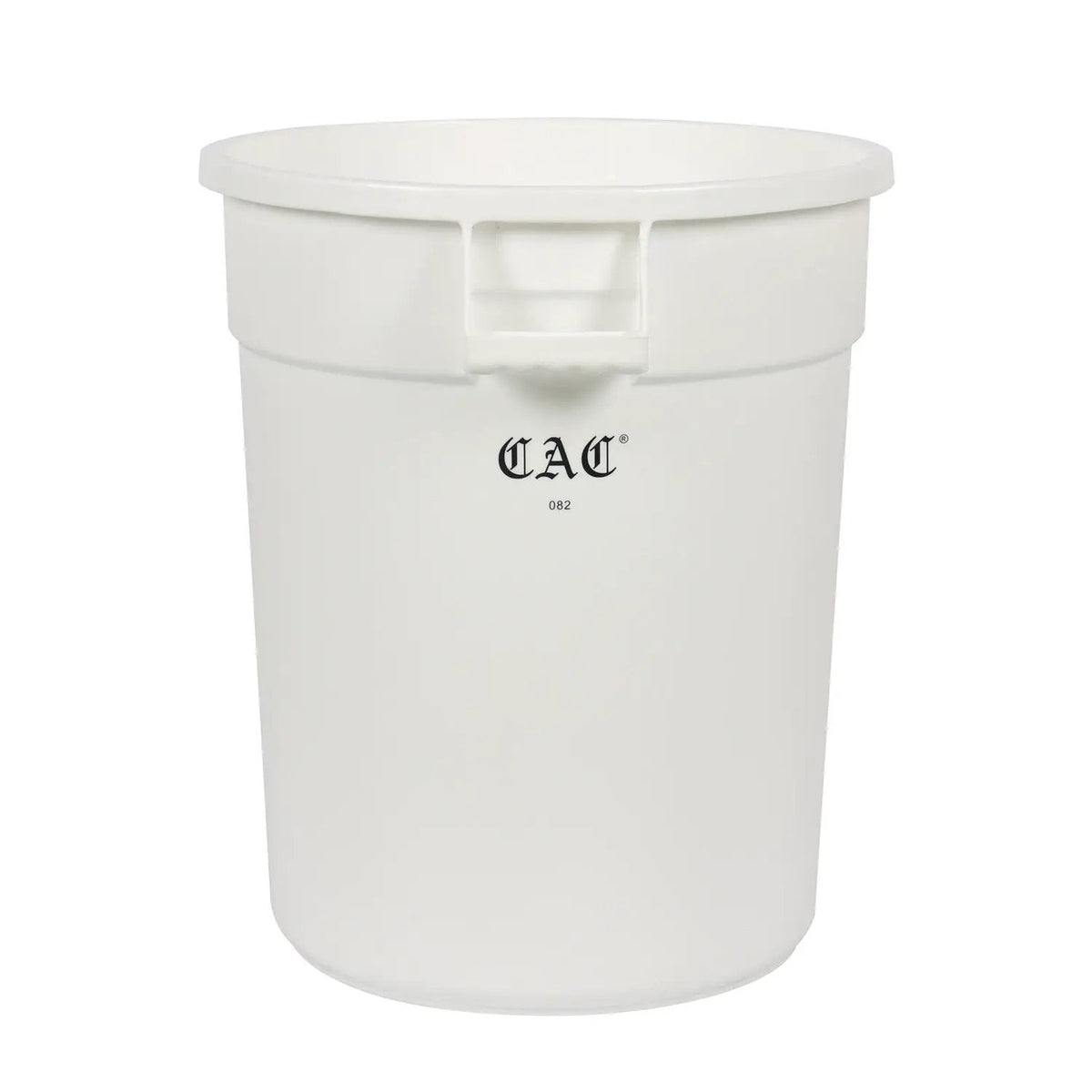 CAC China TCNC-20W Trash Can Round White 20Gal Case Pack of 1 by CAC China (cac-china-tcnc-20w-trash-can-round-white-20gal-case-pack-of-1)