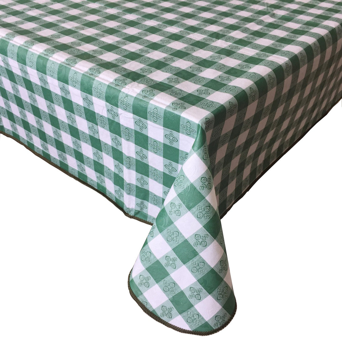 CAC China TCVG-52G Table Cover Vinyl W/ Flannel Green 52x52" Case Pack of 24 by CAC China (cac-china-tcvg-52g-table-cover-vinyl-w-flannel-green-52x52-case-pack-of-24)