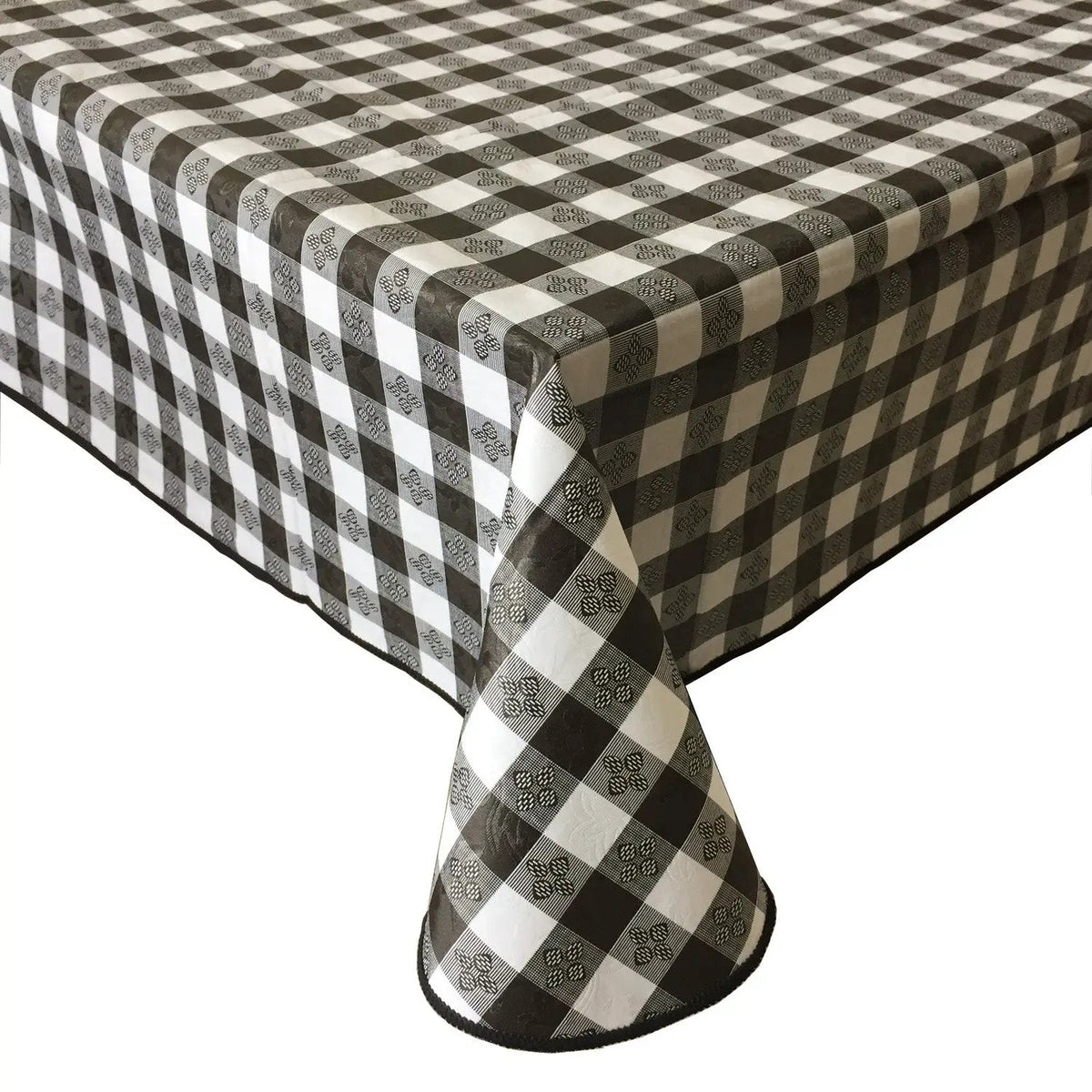 CAC China TCVG-7052K Table Cover Vinyl W/ Flannel Black 70x52" Case Pack of 24 by CAC China (cac-china-tcvg-7052k-table-cover-vinyl-w-flannel-black-70x52-case-pack-of-24)