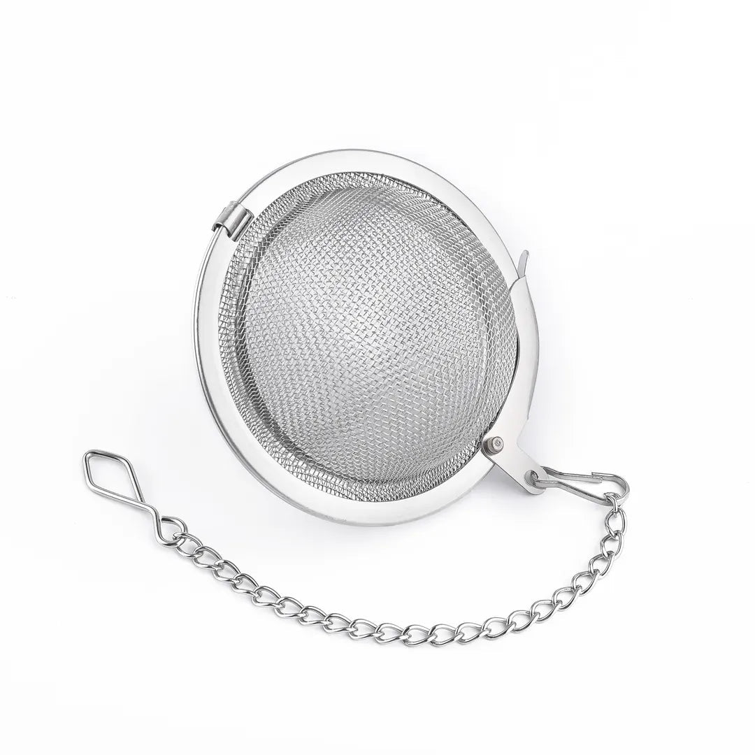 TEAB-2CAC China TEAB-2 Tea Ball Infuser SS W/ Hooked Chain 2"