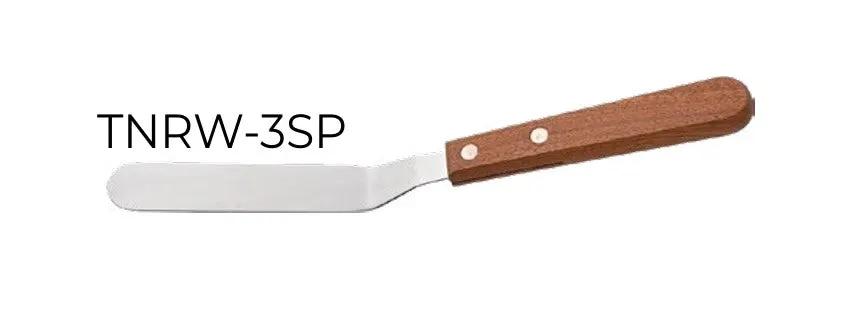 CAC China TNRW-3SP Spatula SS W/ Wood Hdl Offset 3-1/2" Case Pack of 24/288 by CAC China (cac-china-tnrw-3sp-spatula-ss-w-wood-hdl-offset-3-1-2-case-pack-of-24-288)