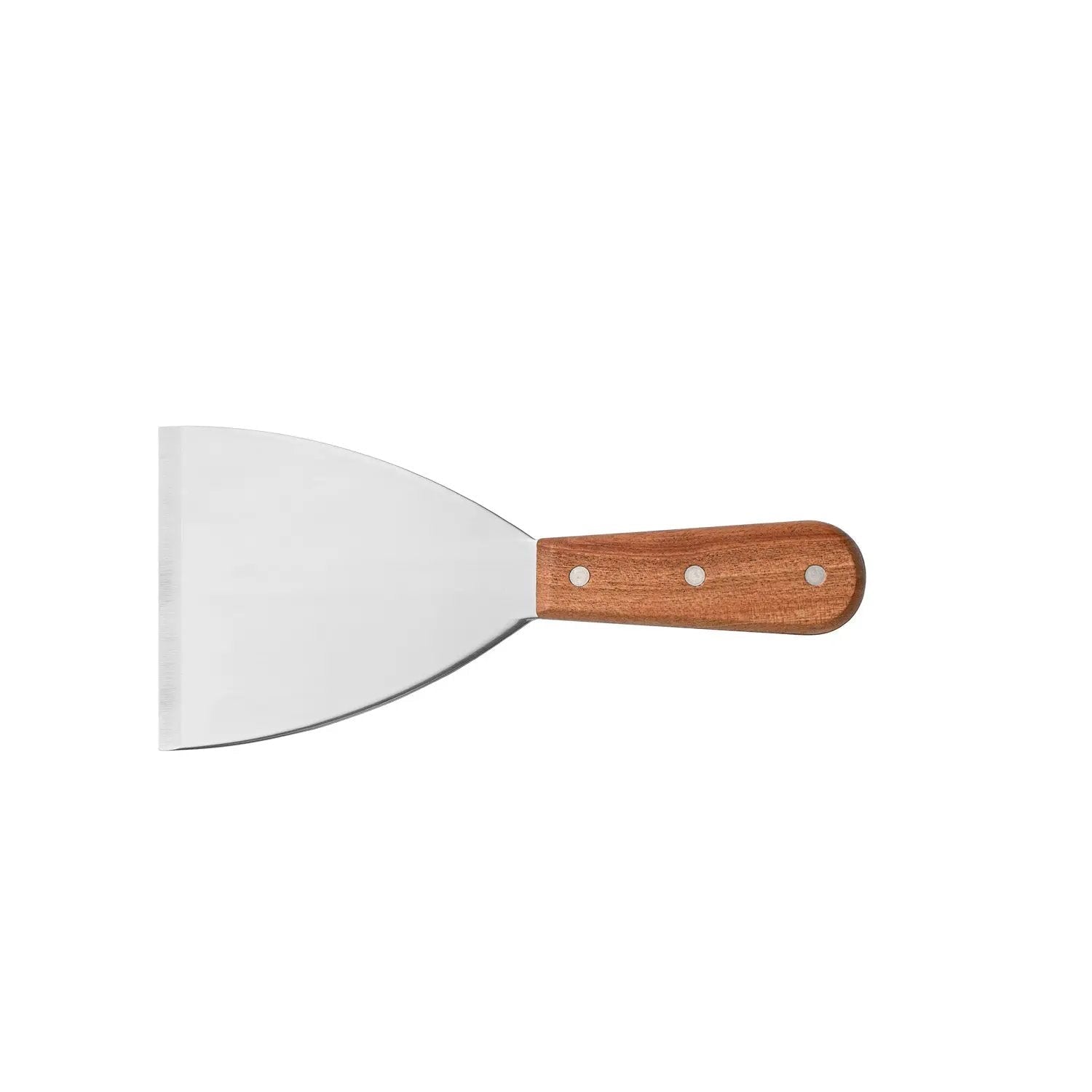 CAC China TNRW-SC54 Scraper Grill SS Wood Hdl Large 4-7/8" Case Pack of 12/72 by CAC China (cac-china-tnrw-sc54-scraper-grill-ss-wood-hdl-large-4-7-8-case-pack-of-12-72)