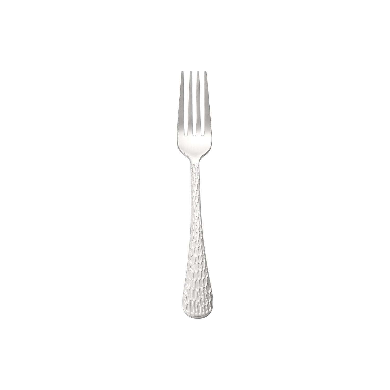 CELTIC Hammered 18/0 Stainless Steel Dinner Fork - 7 - 5/8 Inch