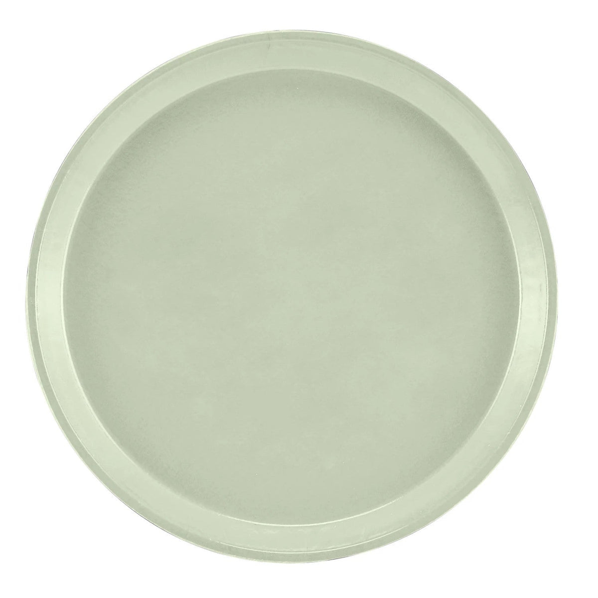 Cambro 1000429 Round Camtray Fiberglass Serving Tray, 10" Dia. - Key Lime