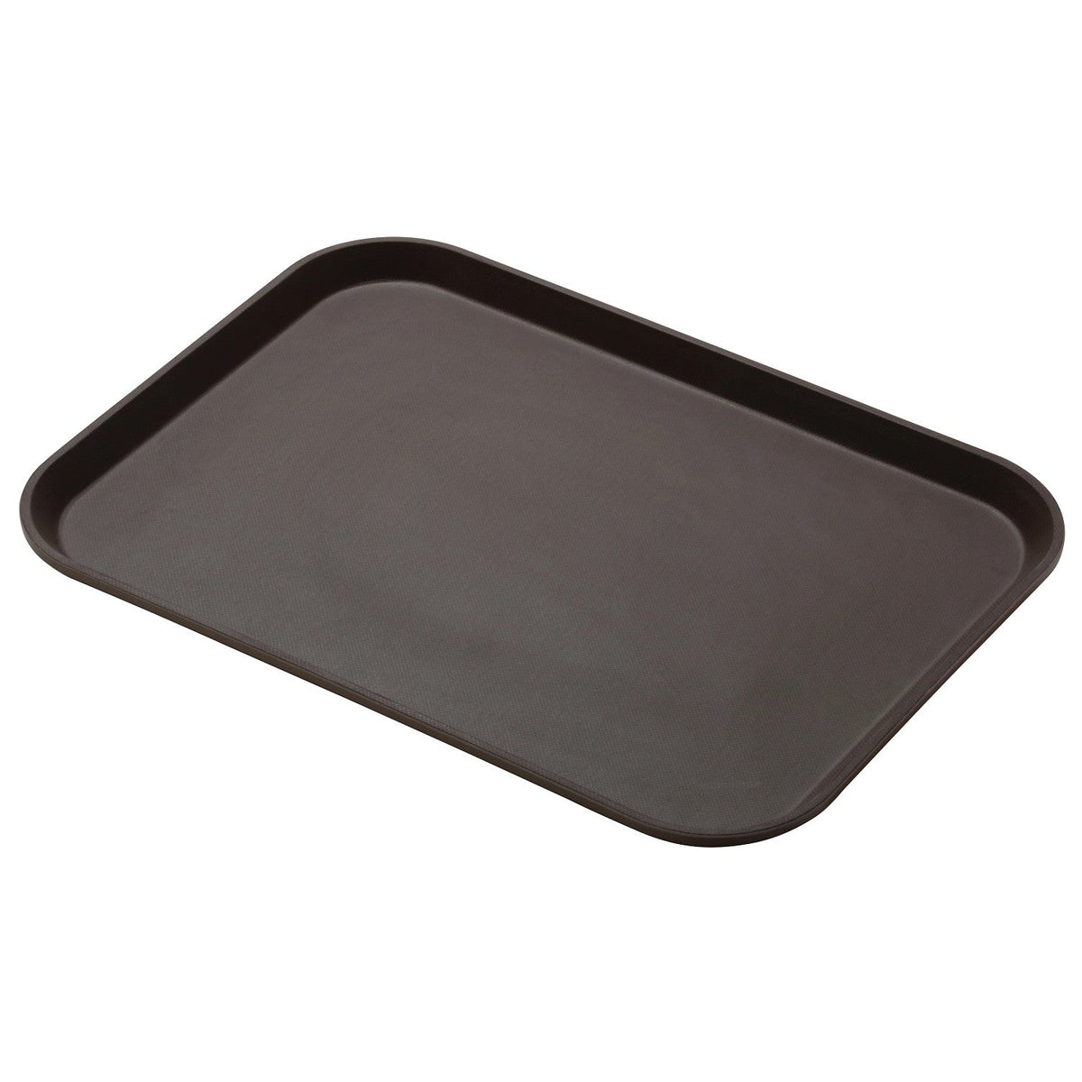 Cambro 1014CT138 Camtread Rectangular Non-Skid Serving Tray, 13 3/4" x 10 5/8" - Tavern Tan