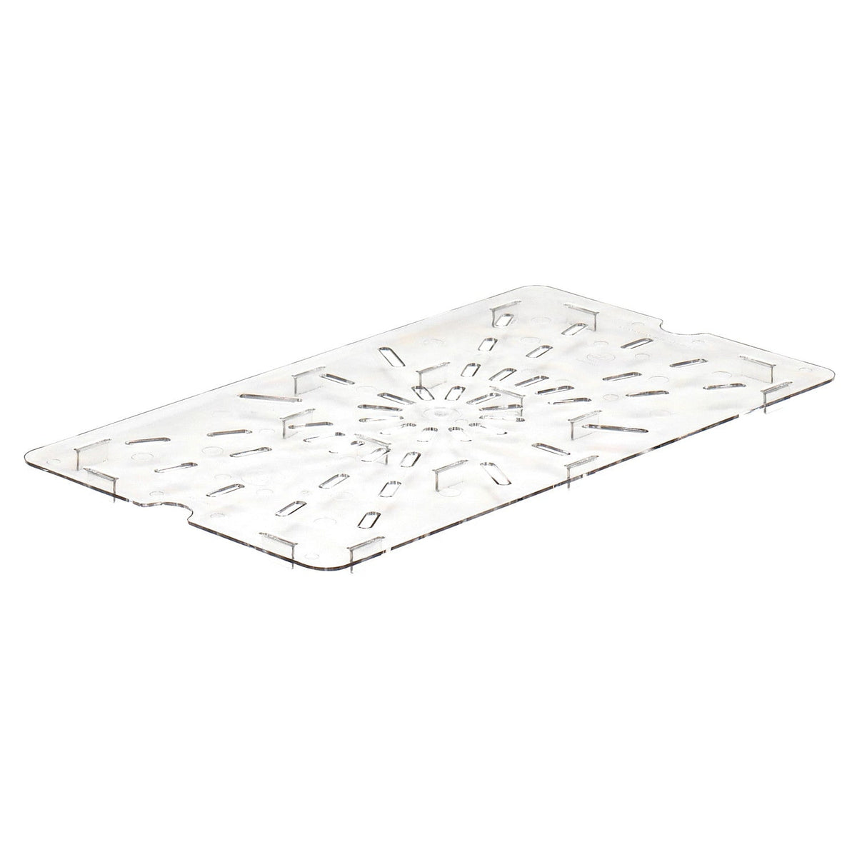 Cambro 10CWD135 Camwear Food Pan Drain Shelf, Full Size - GN 1/1 - Clear