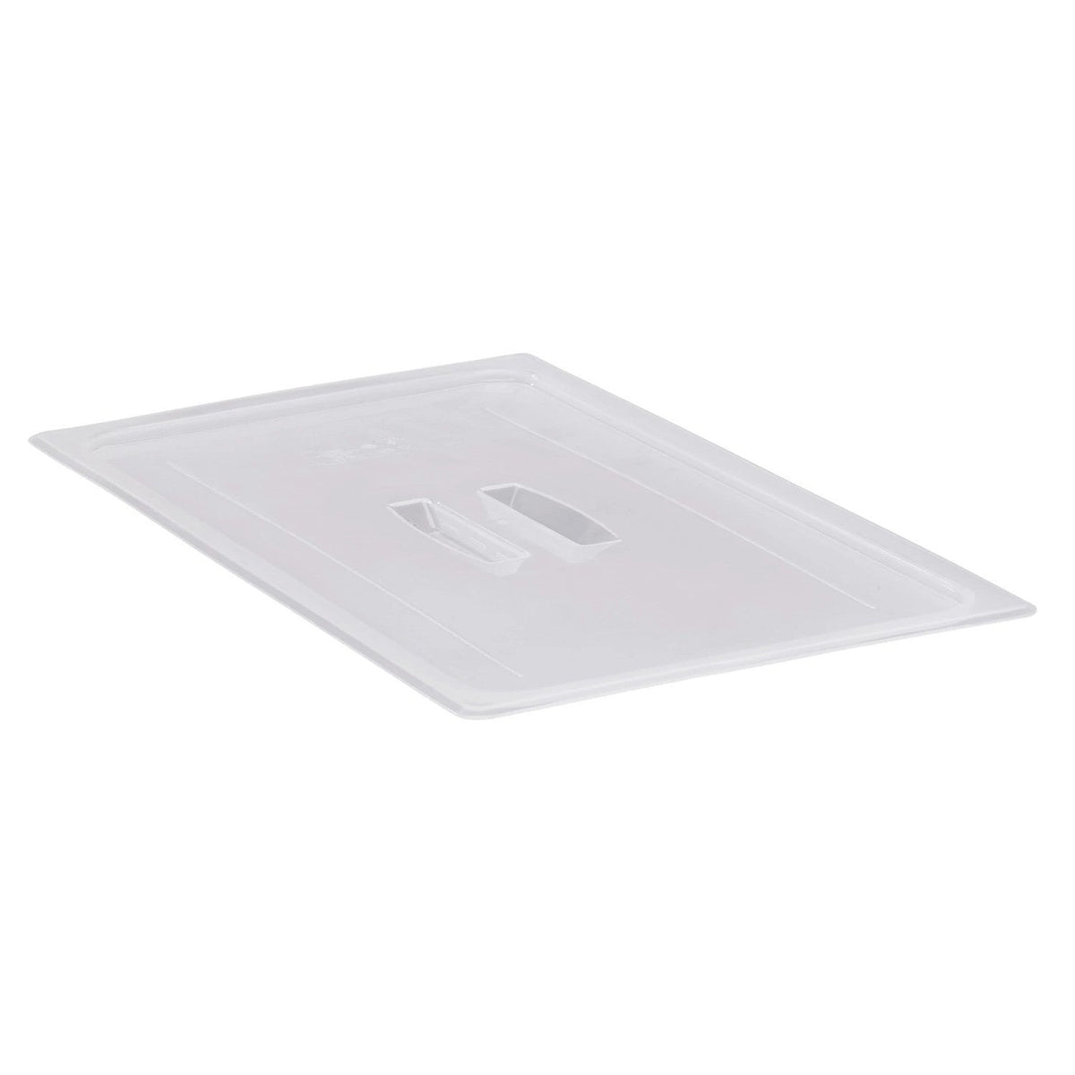 Cambro 10PPCH190 Translucent Full Size Food Pan Cover w/Handle - Translucent